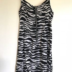Zebra print dress